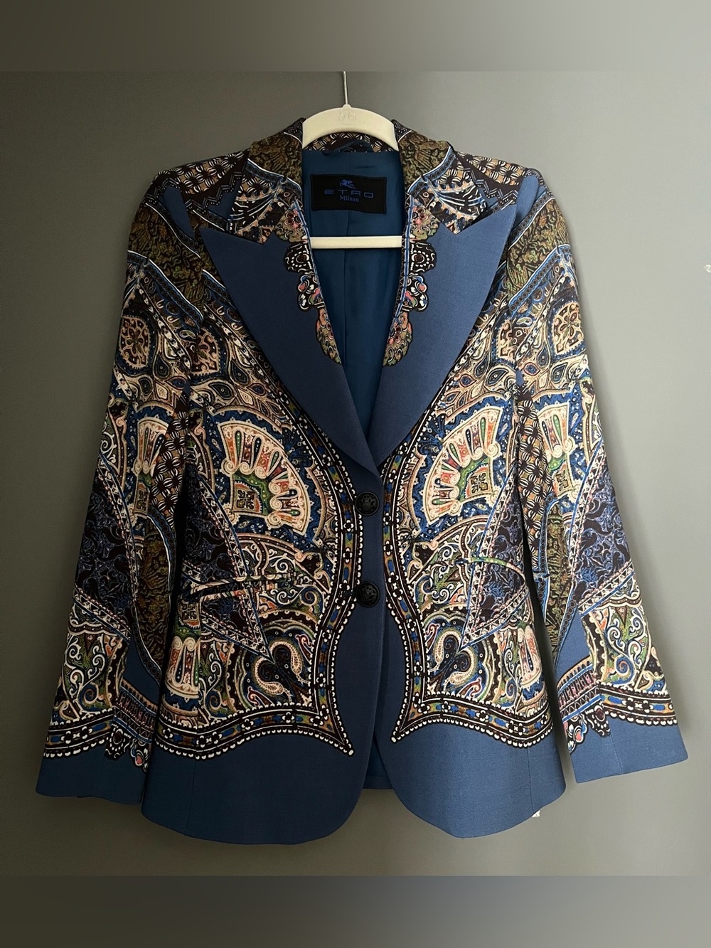 Etro Authentic Printed Wool Blazer - Picture 1 of 4
